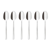 SAMBONET Rock Cucchiaini Moka Caffè Set 6 Pezzi Posate Acciaio Inox