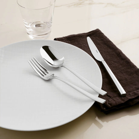 SAMBONET Rock Cucchiaini Moka Caffè Set 6 Pezzi Posate Acciaio Inox