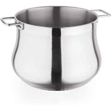 BARAZZONI Tummy Batteria Set di Pentole 7 Pezzi Acciaio Inox Made in Italy