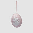 EDG Enzo De Gasperi Addobbo di Pasqua Rosa Coniglio 10,5cm Poliresina
