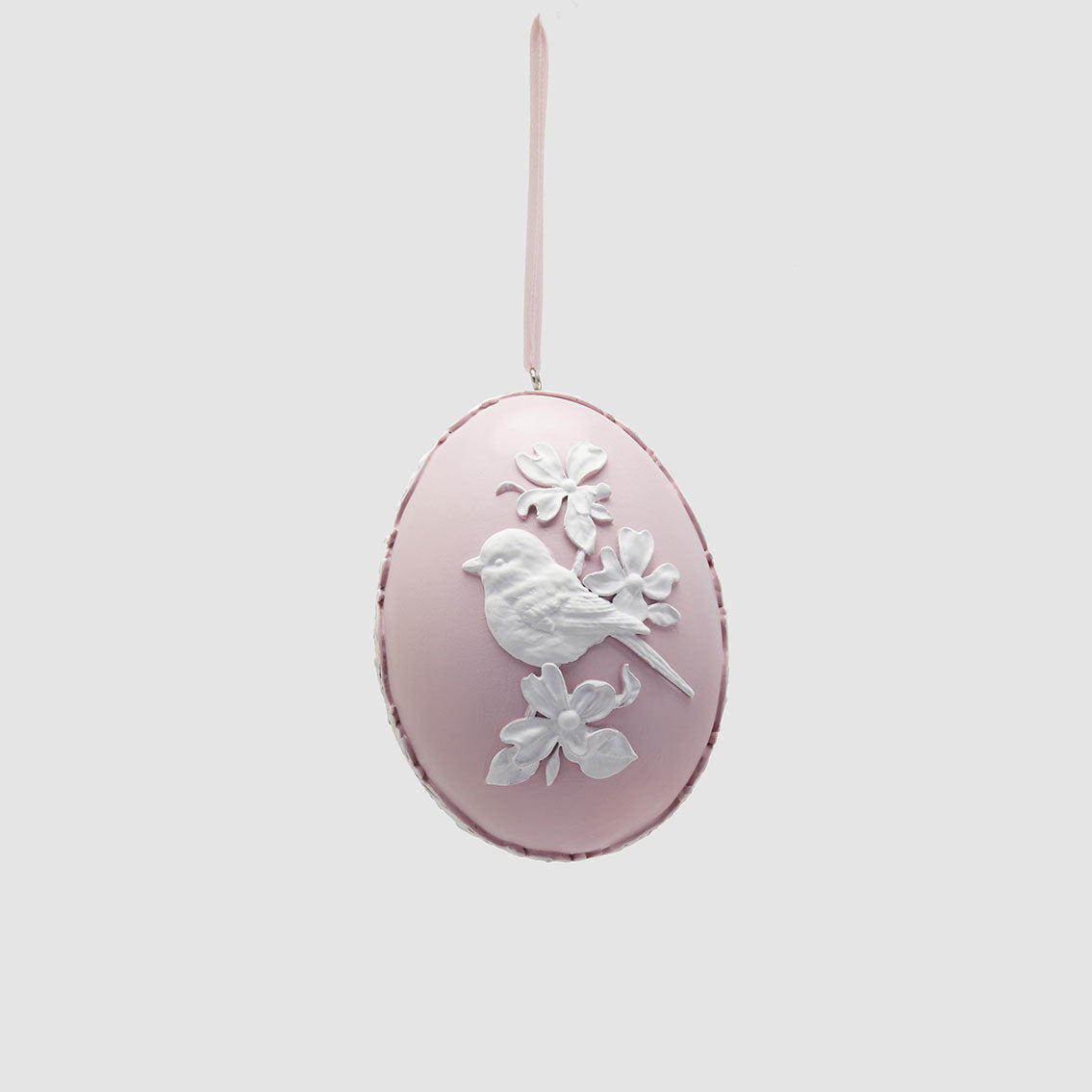 EDG Enzo De Gasperi Addobbo di Pasqua Rosa Uccello 10,5cm Poliresina