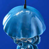 WERNS Lampada a SospensioneA Ava Medusa 42cm Blu Poliresina