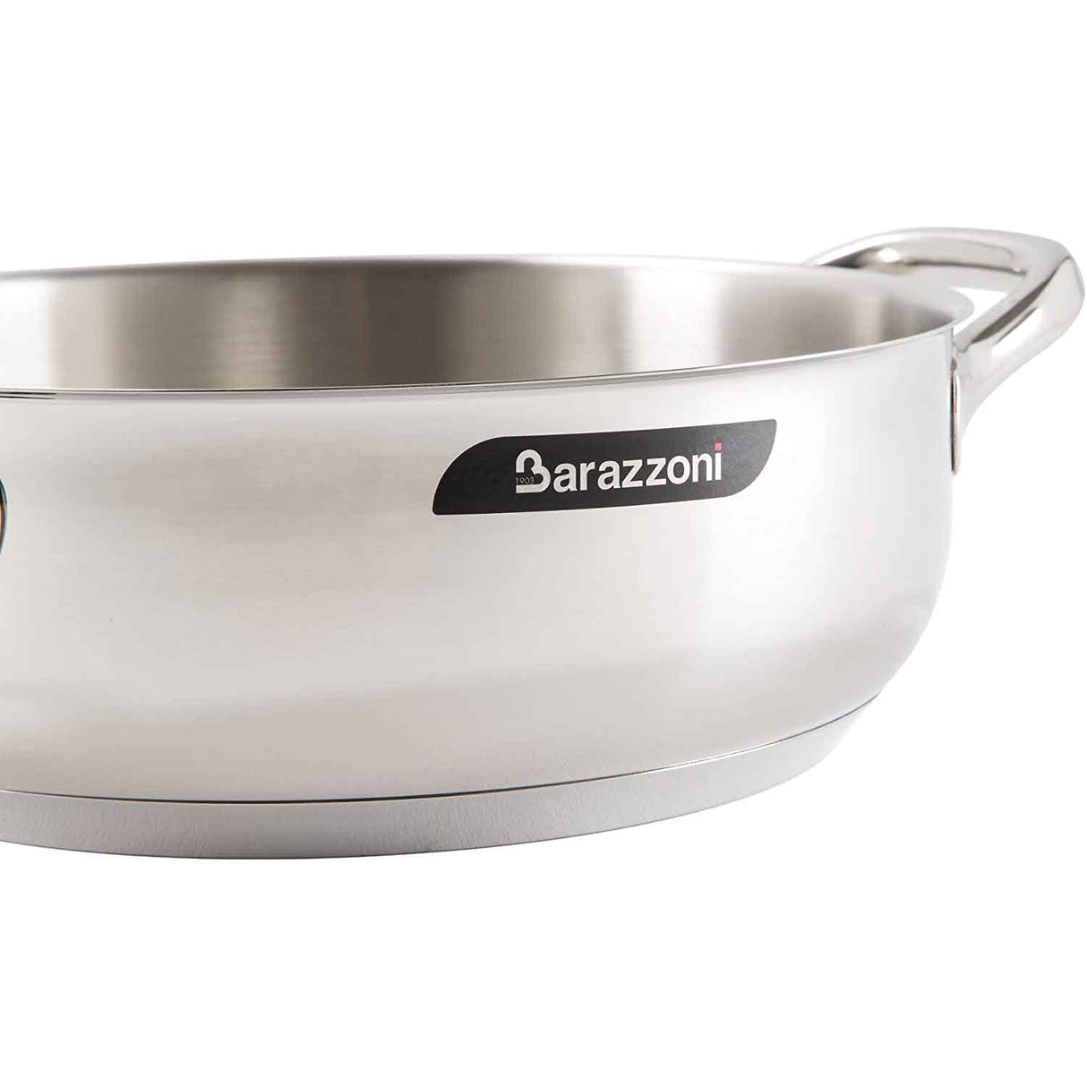 BARAZZONI Chef Line Batteria Set di Pentole 9 Pezzi Acciaio Inox Made in Italy