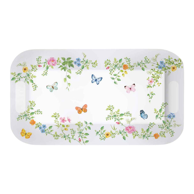 EASY LIFE Dancing Butterflies Vassoio con Manici 40x21cm Melamina