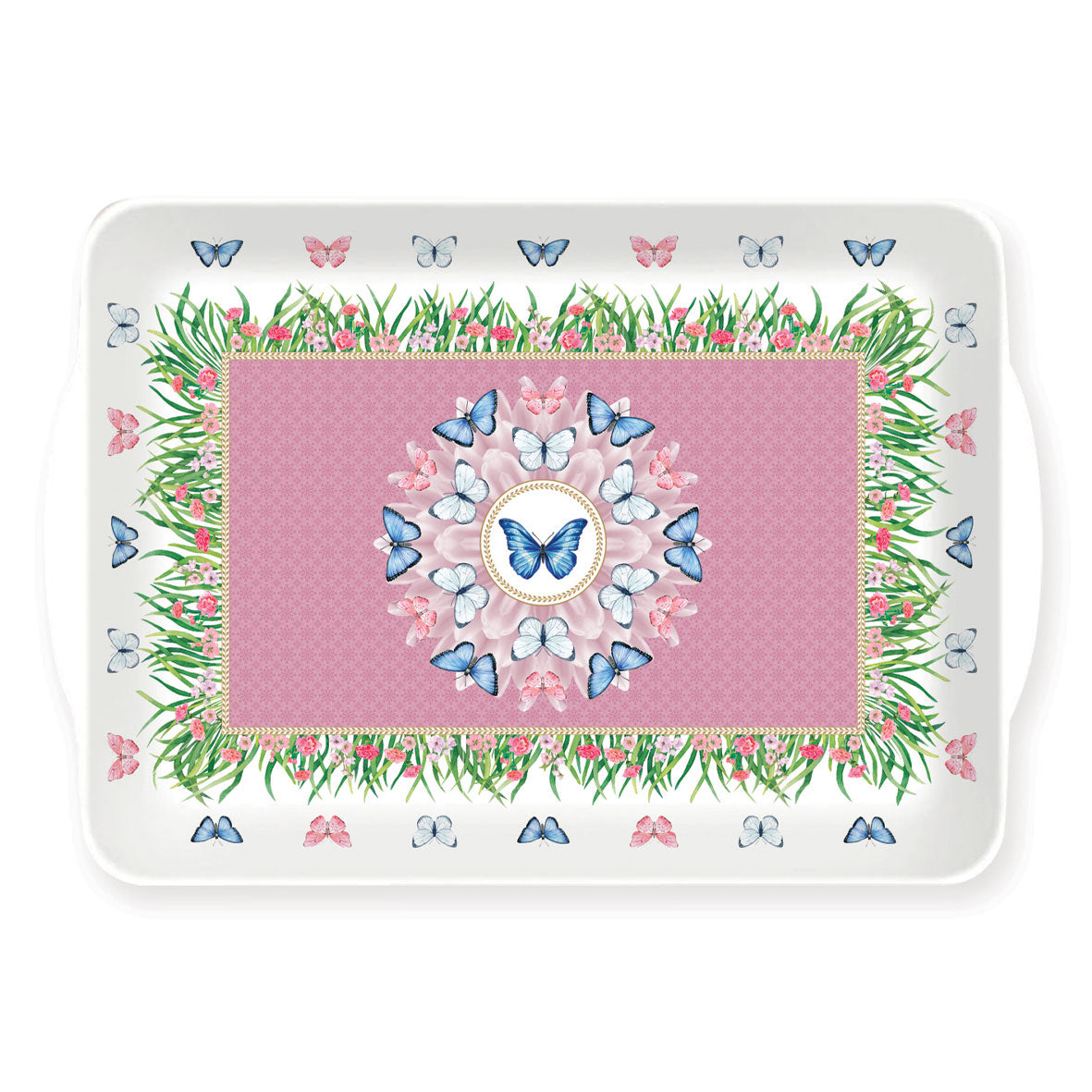EASY LIFE Spring Parade Vassoio con Manici 33x22cm Melamina