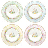 EASY LIFE Happy Easter Set 4 Piatti Dessert in Scatola Regalo 19cm Porcellana