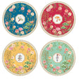 EASY LIFE Jardins d'Orient Set 4 Piatti Dessert in Scatola Regalo 19cm Porcellana