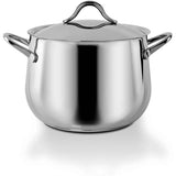 BARAZZONI Sapore Italiano Batteria Pentole 11 Pezzi Acciaio Inox Made in Italy