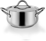 BARAZZONI Sapore Italiano Batteria Pentole 11 Pezzi Acciaio Inox Made in Italy