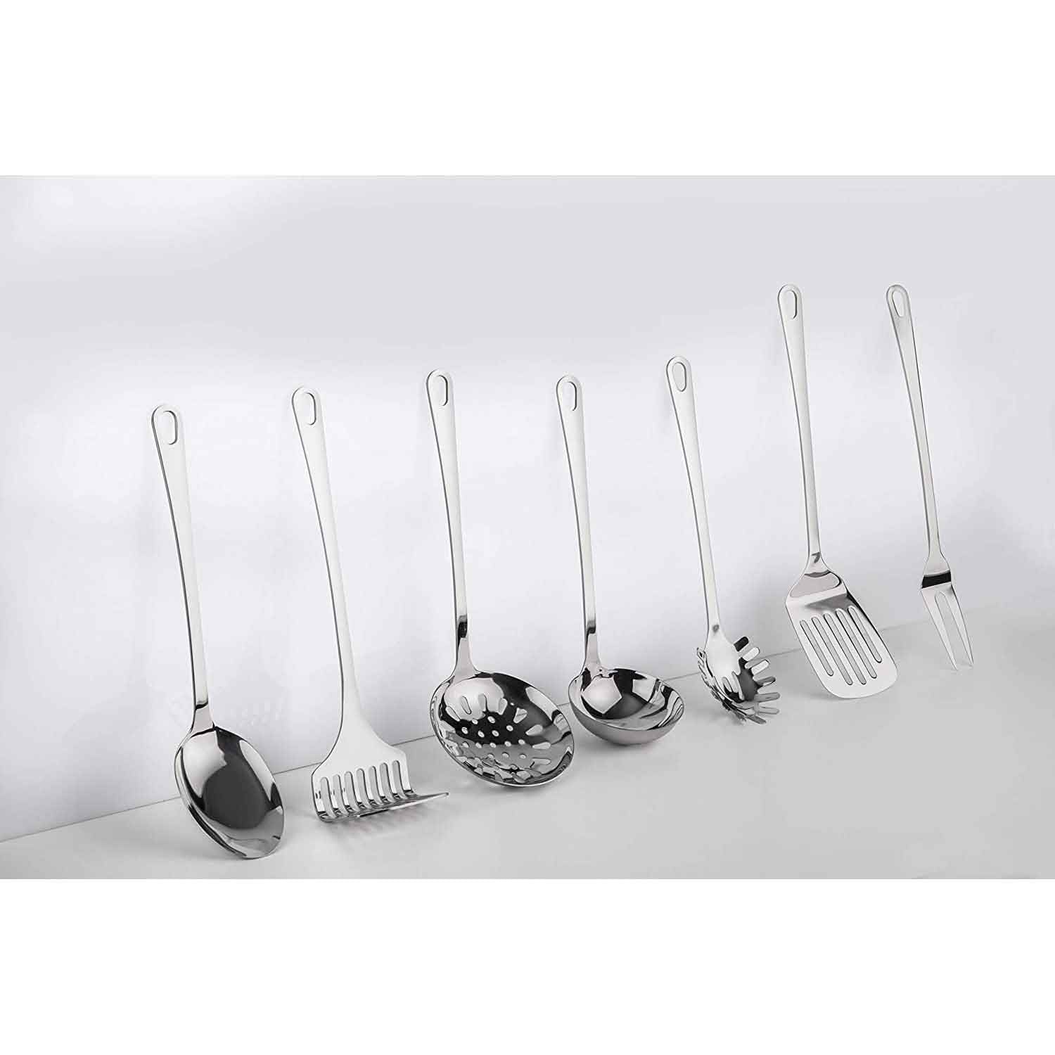 Barazzoni - Set mestoli Mediterranea 6 pezzi in acciaio inox 18/10 –  MONDOCASATEL