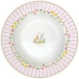 EASY LIFE Happy Easter Servizio Tavola Piatti Set 18 Pezzi Porcellana Tavola di Pasqua