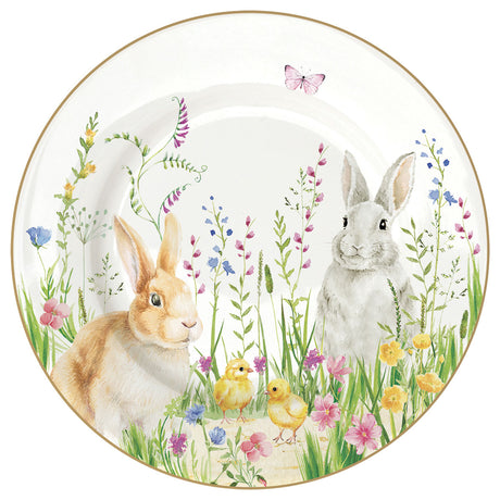 EASY LIFE Happy Easter Servizio Tavola Piatti Set 18 Pezzi Porcellana Tavola di Pasqua