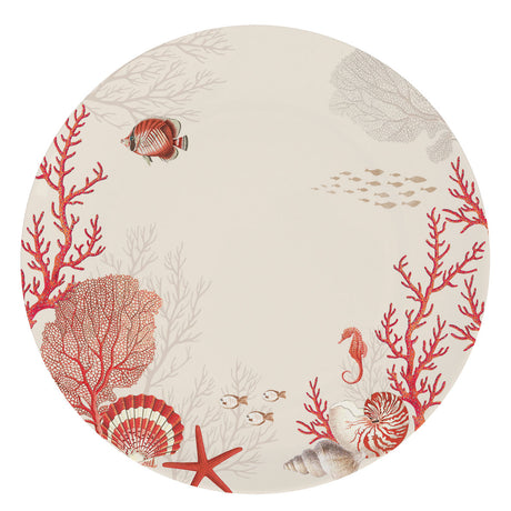 EASY LIFE Coral Reef Servizio Tavola Piatti Set 18 Pezzi Porcellana