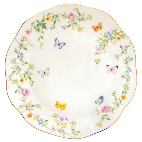 EASY LIFE Dancing Butterflies Servizio Tavola Piatti Set 12 Pezzi Porcellana
