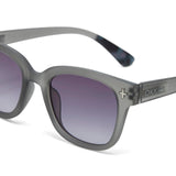 OKKIA Giovanni Occhiali da Sole Unisex Soft Touch Grigio Traslucido
