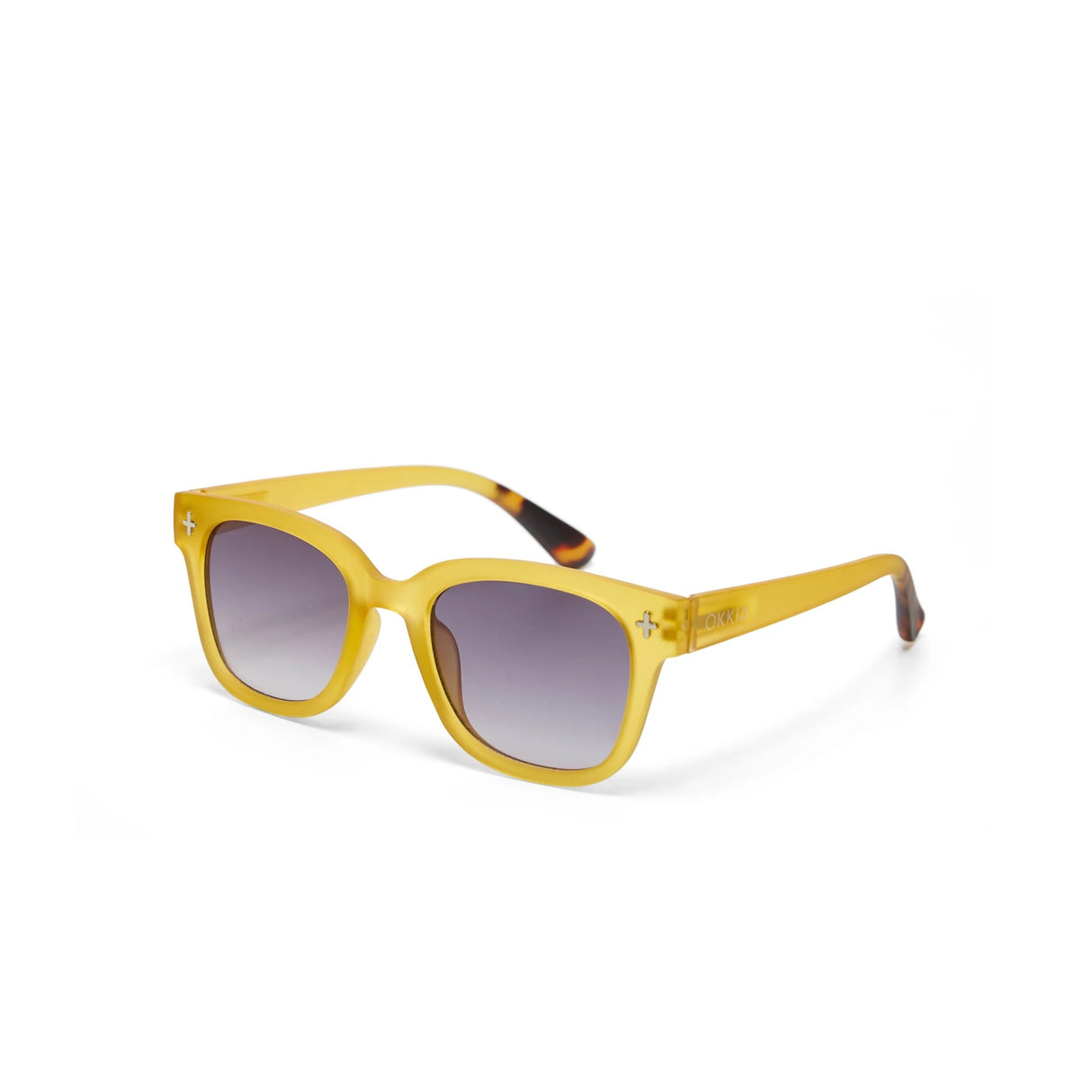 OKKIA Giovanni Occhiali da Sole Unisex Soft Touch Giallo