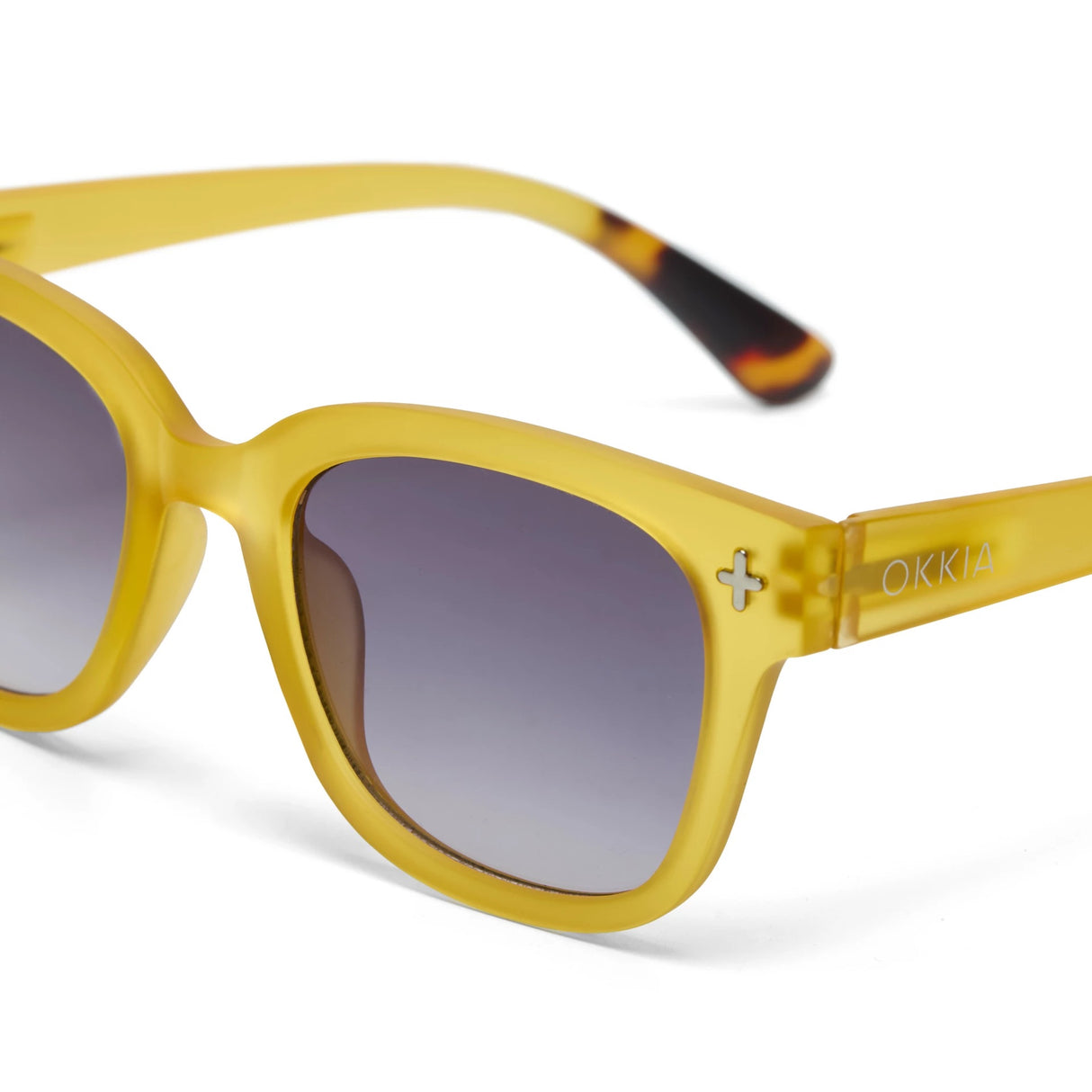 OKKIA Giovanni Occhiali da Sole Unisex Soft Touch Giallo