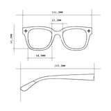 OKKIA Giovanni Occhiali da Sole Unisex Soft Touch Giallo