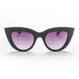 OKKIA Claudia Occhiali da Sole Donna Big Cat Eye Nero