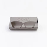 OKKIA Claudia Occhiali da Sole Donna Big Cat Eye Nero