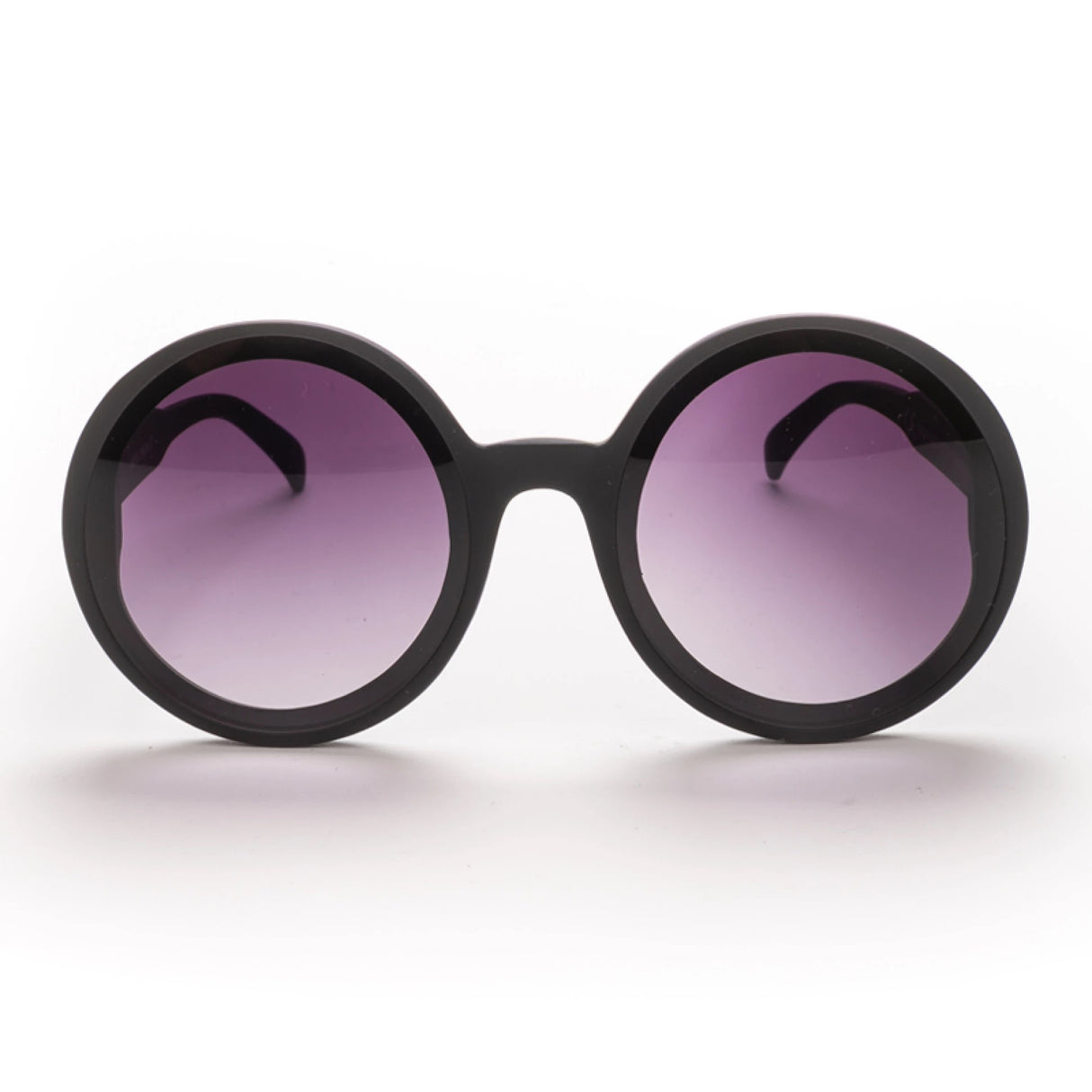 OKKIA Monica Occhiali da Sole Donna Tondi Nero