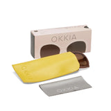 OKKIA Anna Occhiali da Sole Donna Esagonali Rosa Avana