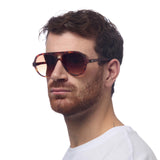 OKKIA Alessio Occhiali da Sole Unisex Goccia Avana