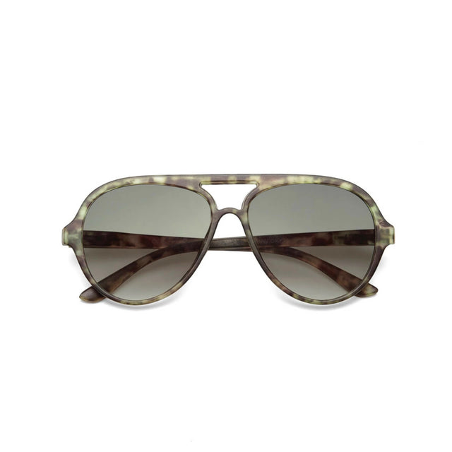 OKKIA Alessio Occhiali da Sole Unisex Goccia Kale Avana