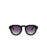 OKKIA Zeono Occhiali da Sole Unisex Tondo Nero