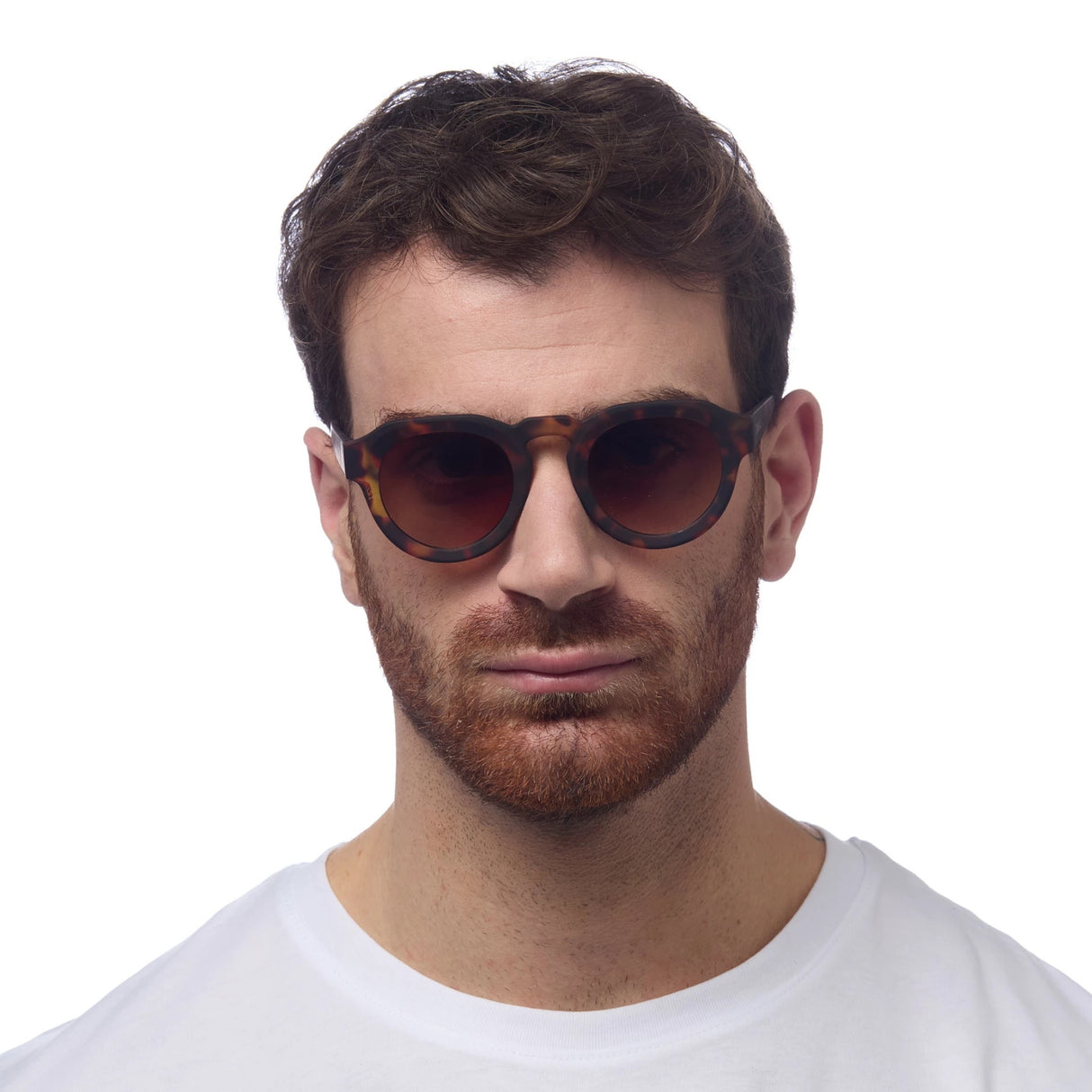 OKKIA Zeono Occhiali da Sole Unisex Tondo Classic Avana