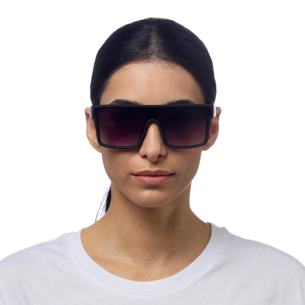 OKKIA Tokyo Occhiali da Sole Unisex Squadrato Nero