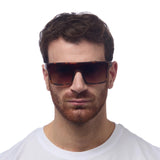 OKKIA Tokyo Occhiali da Sole Unisex Squadrato Classic Avana