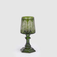 EDG Enzo De Gasperi Portacandela Abat Jour in Vetro 23x10cm Verde