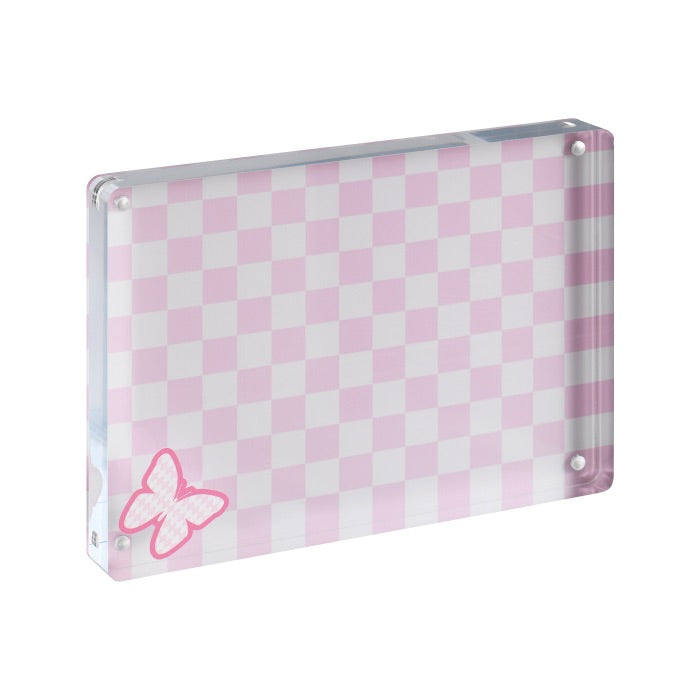 MASCAGNI CASA Portafoto Cornice in Acrilico per Bimba 13x18cm Rosa