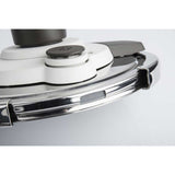 BARAZZONI Facile Dual System Pentola a Pressione 4,5 L Acciaio Inox 22cm