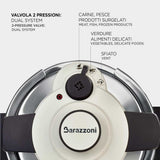 BARAZZONI Facile Dual System Pressure Cooker 4.5 L Stainless Steel 22cm