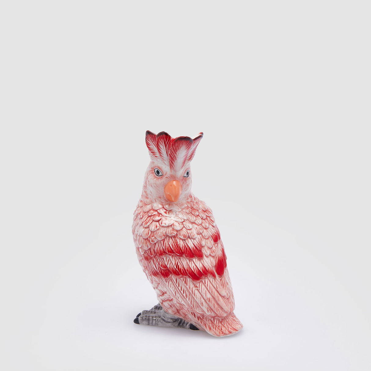 EDG Enzo De Gasperi Vaso Pappagallo 22x13cm Rosso Ceramica