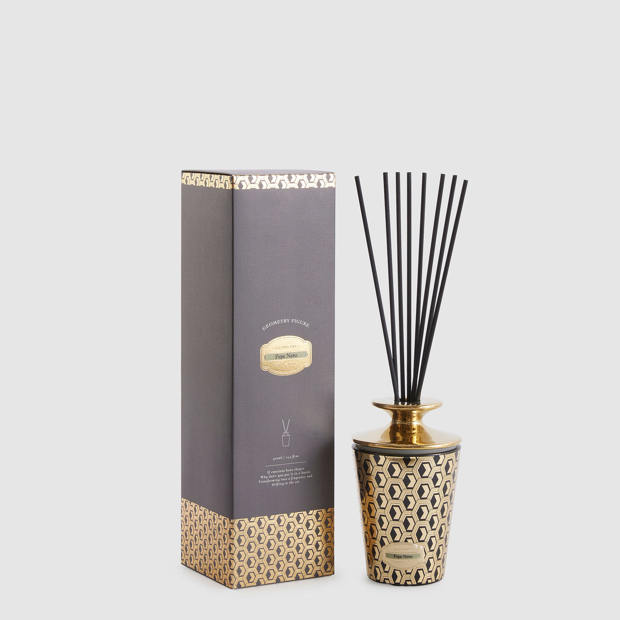 EDG Enzo De Gasperi Profumatore Diffusore con Bastoncini Enigma 400ml Black Pepper