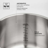 BARAZZONI Facile Dual System Pressure Cooker 6 L Stainless Steel 22cm