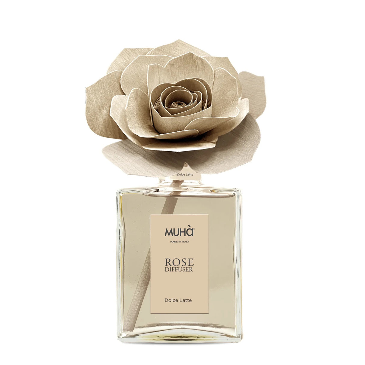 MUHA' Rosa 200ml Profumatore D'Ambiente Diffusore Dolce Latte