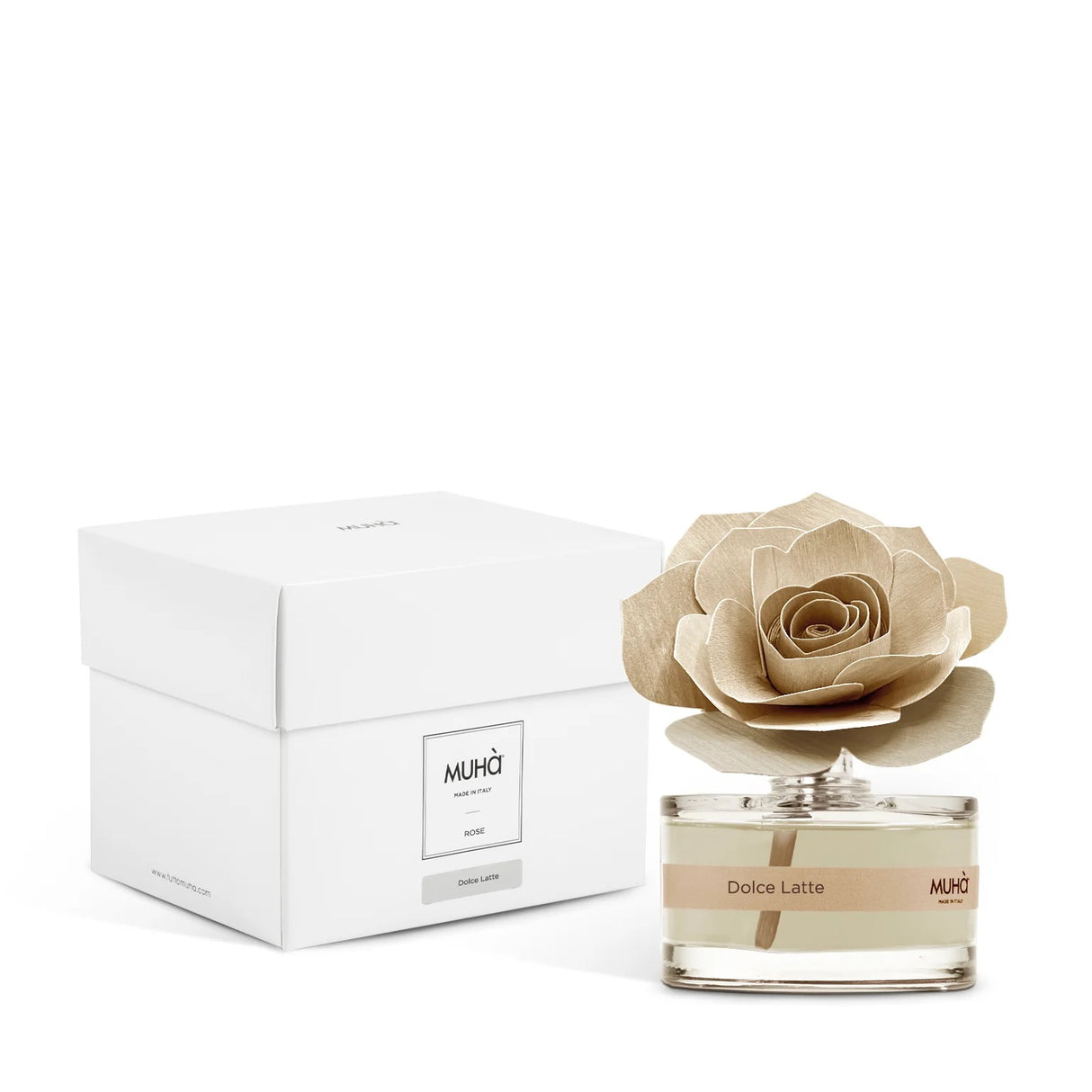 MUHA' Rosa 50ml Profumatore D'Ambiente Diffusore Dolce Latte
