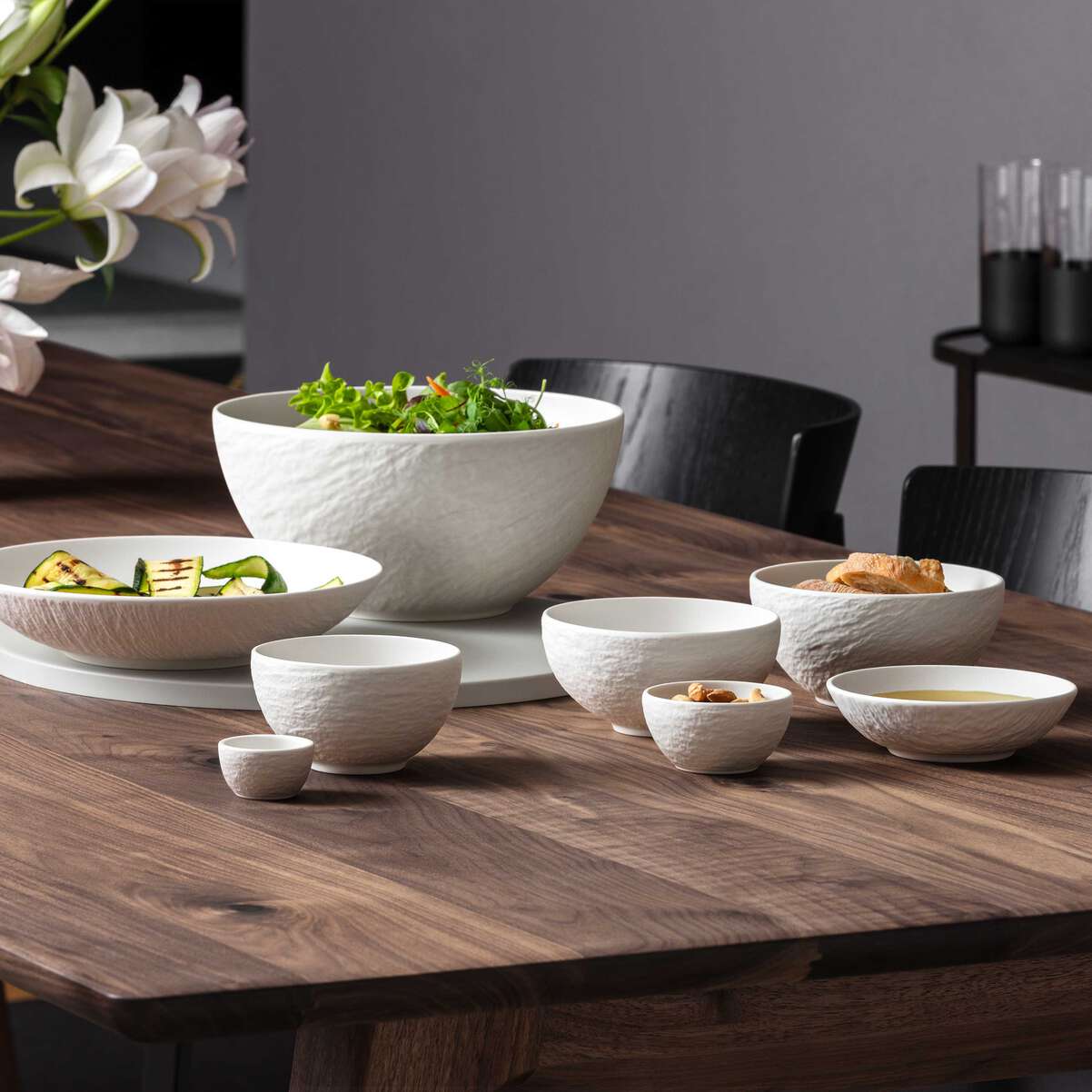 VILLEROY & BOCH Manufacture Rock Ciotola Coppetta Macedonia 13cm Bianco Porcellana