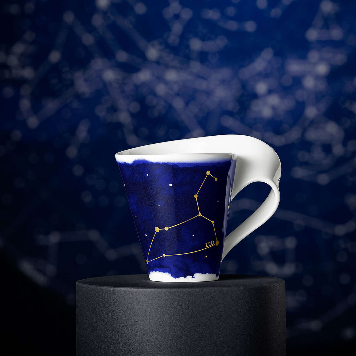VILLEROY & BOCH NewWave Tazza Mug con Manico Zodiaco Leone 240ml Porcellana