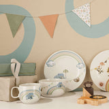 VILLEROY & BOCH Boho Kids Walk Like an Elephant Set Pappa Bimbo 3 Pezzi Porcellana