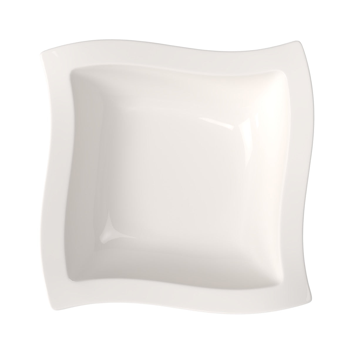 VILLEROY & BOCH NewWave Insalatiera Ciotola Scodella 33x33cm Bianco Porcellana
