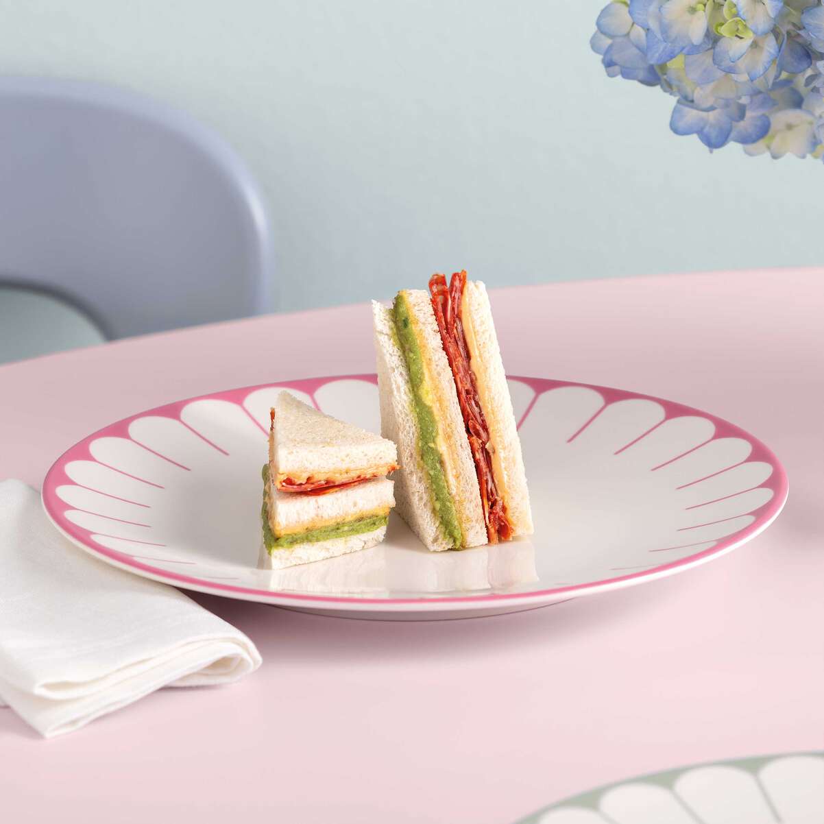 VILLEROY & BOCH Fleur Cassis Piatto Piano Set 6 Pezzi 27cm Rosa Porcellana