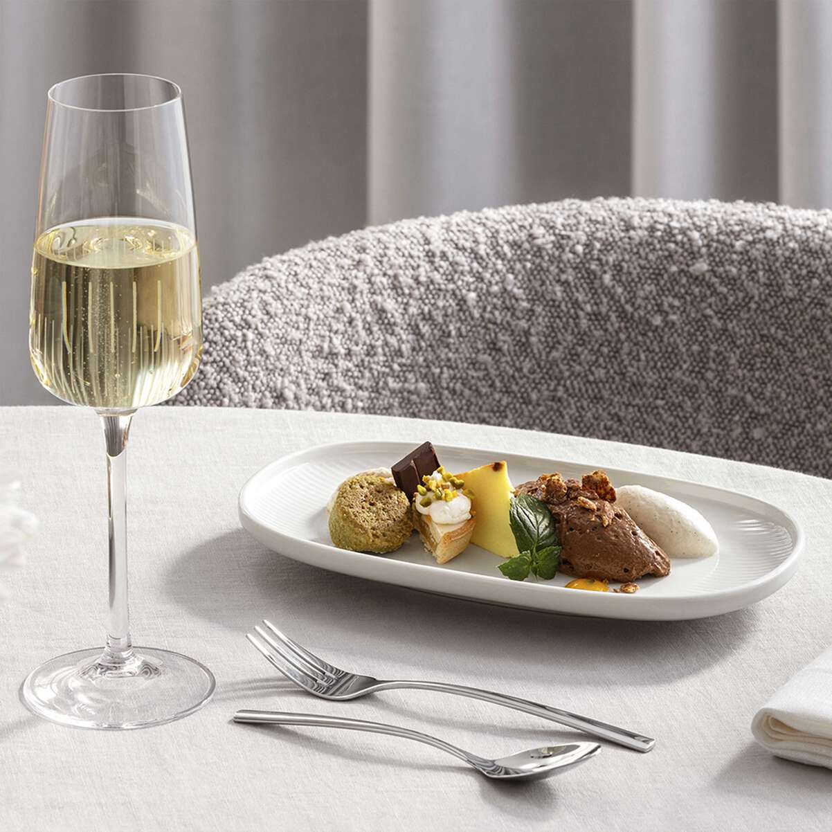 VILLEROY & BOCH Afina Piatto Ovale Universale 23x13cm Bianco Porcellana
