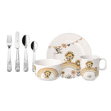VILLEROY & BOCH Boho Kids Roar Lion Set Pappa Bimbo 7 Pezzi Porcellana