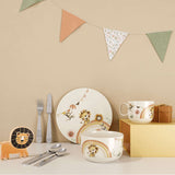 VILLEROY & BOCH Boho Kids Roar Lion Set Pappa Bimbo 7 Pezzi Porcellana