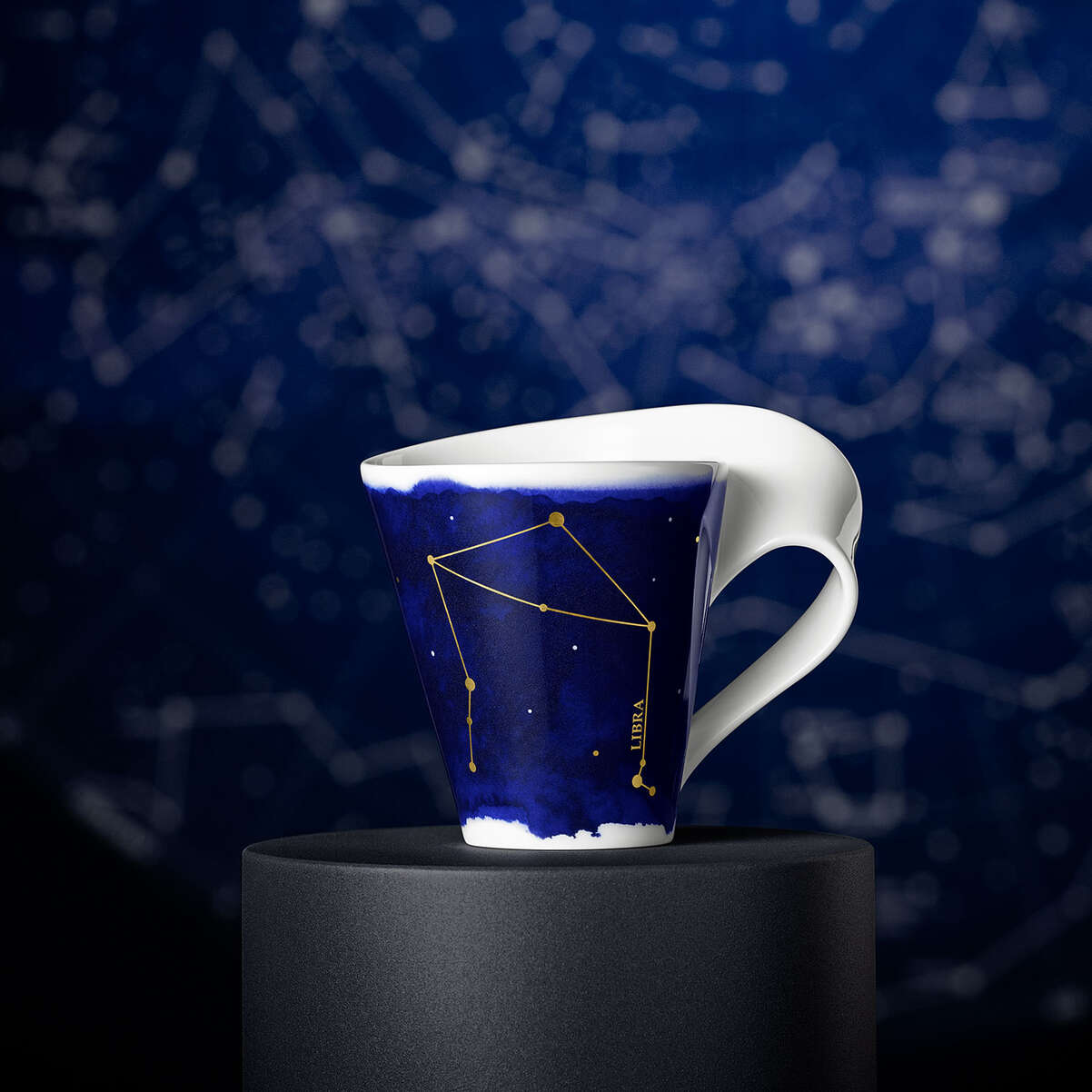 VILLEROY & BOCH NewWave Tazza Mug con Manico Zodiaco Bilancia 240ml Porcellana